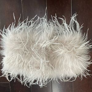 Lamarque Zaina feather top size small